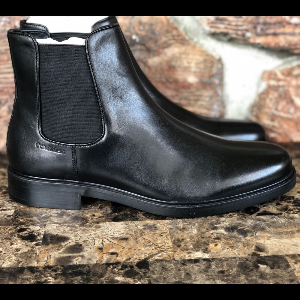 Calvin Klein Fenwick Dress Casual Chelsea Boots - Picture 3 of 14